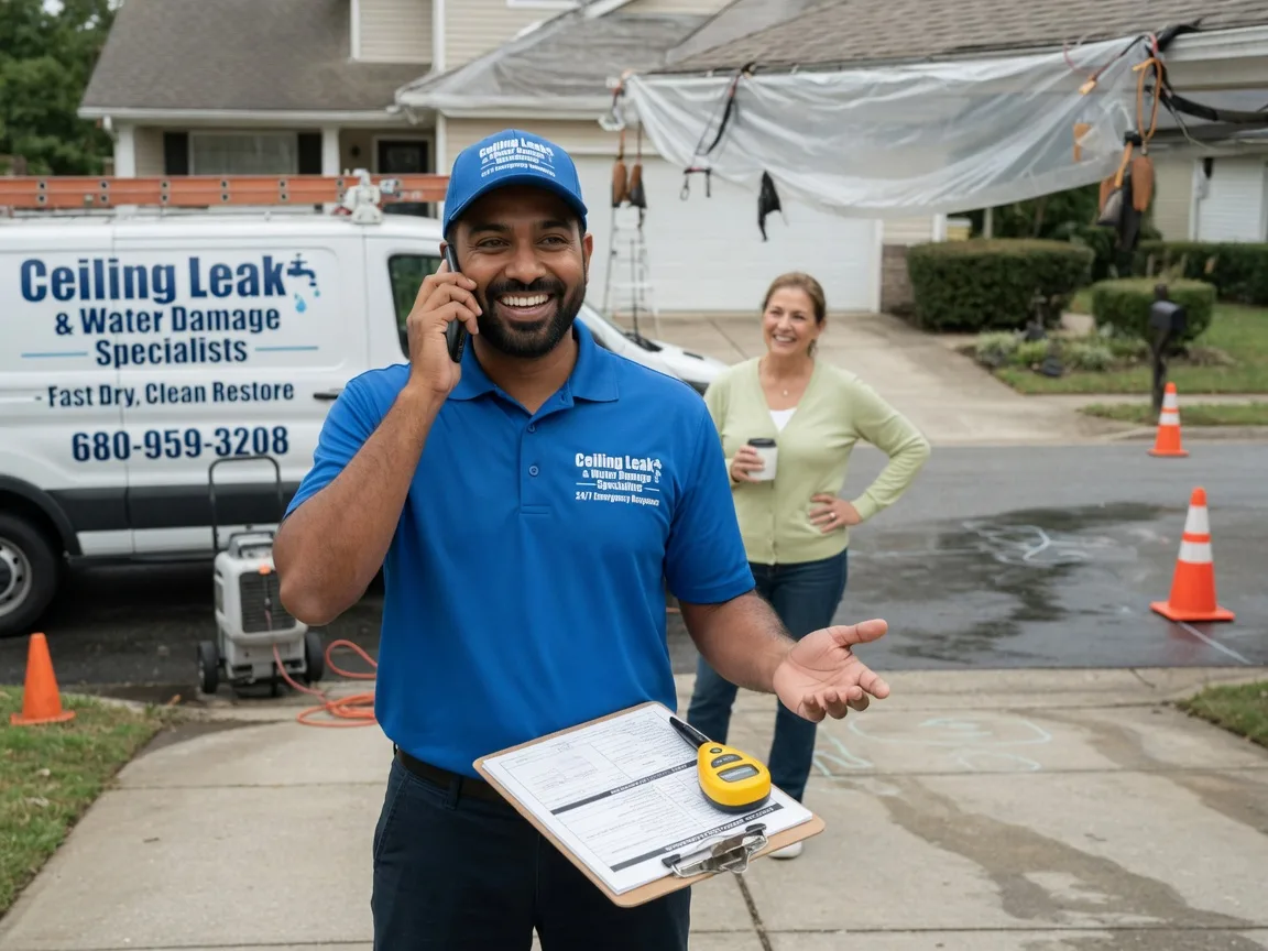 Ceiling Leak Cleanup Belgrade Lakes, ME FAQs